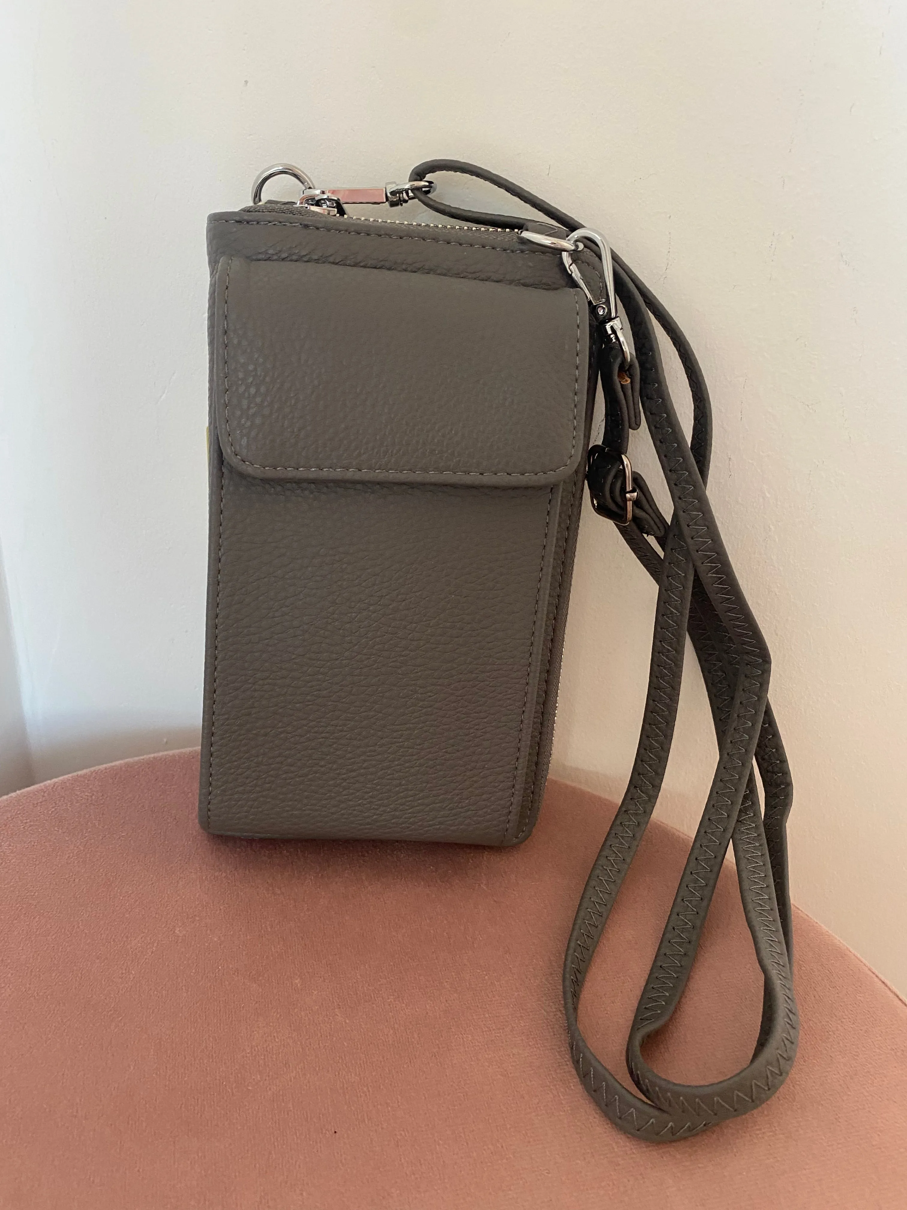 Phone Bag - Silver Hardware