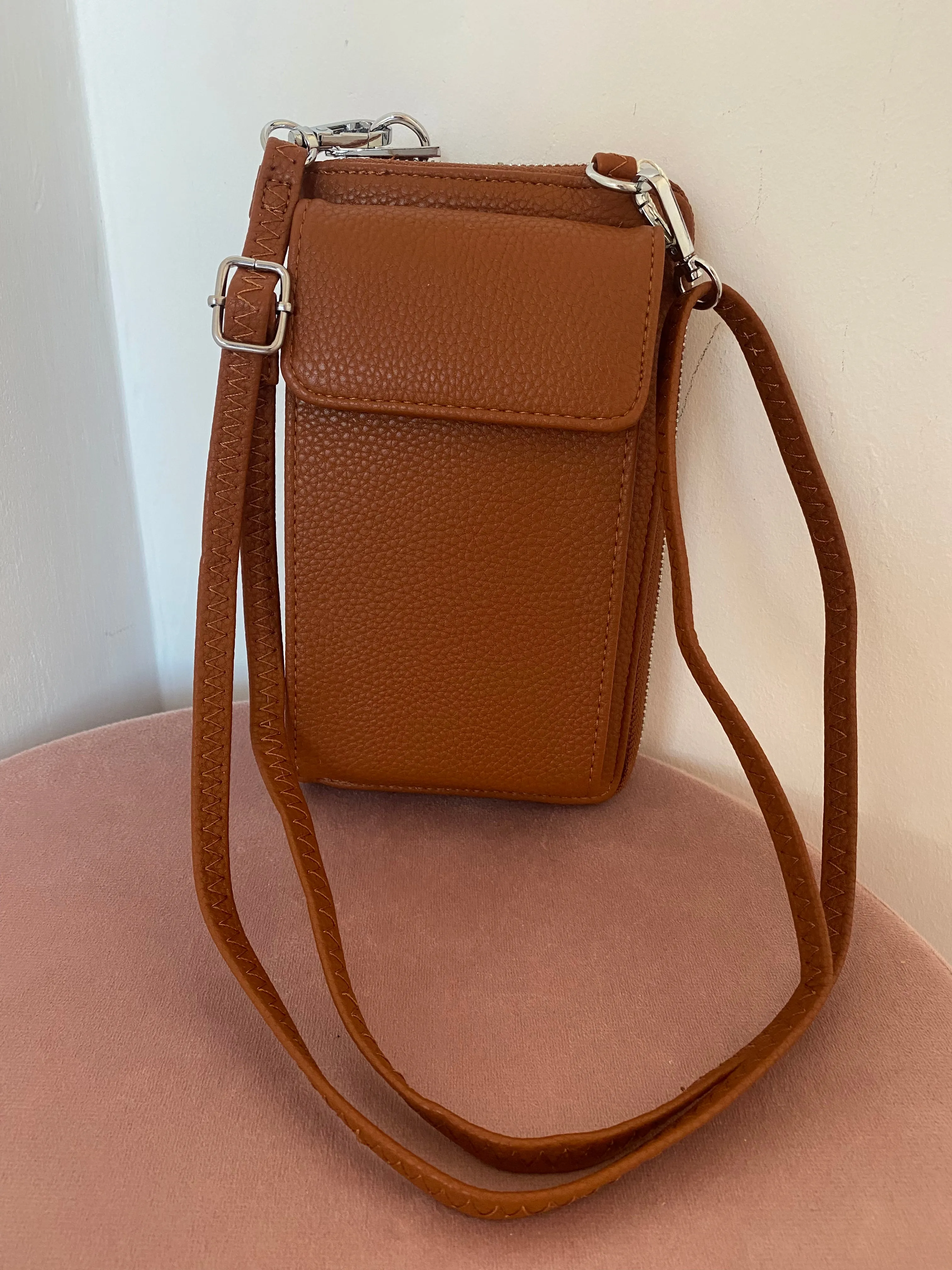Phone Bag - Silver Hardware