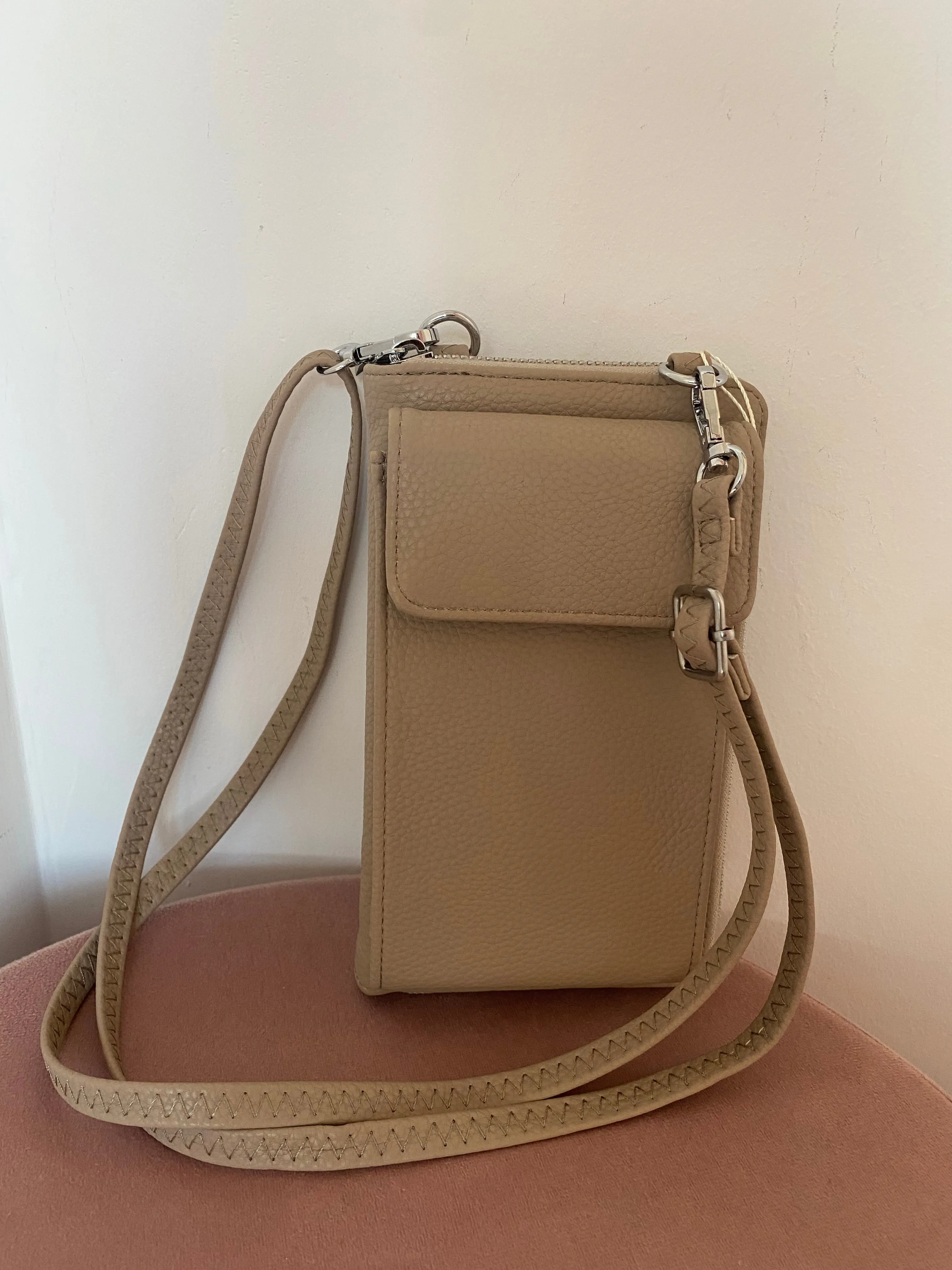 Phone Bag - Silver Hardware