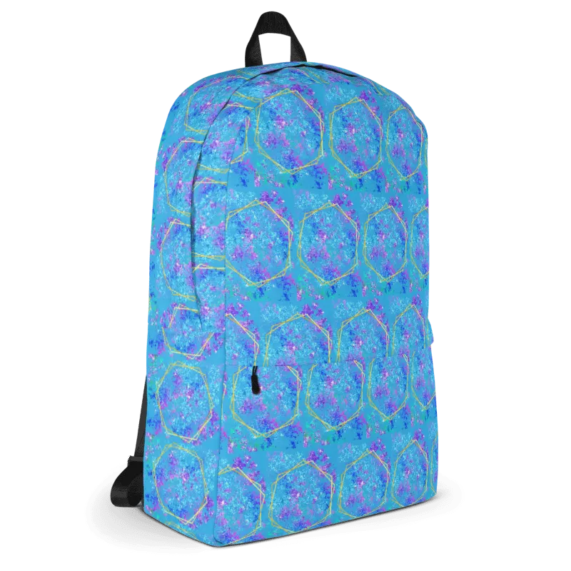 Purple and Blue Backpack