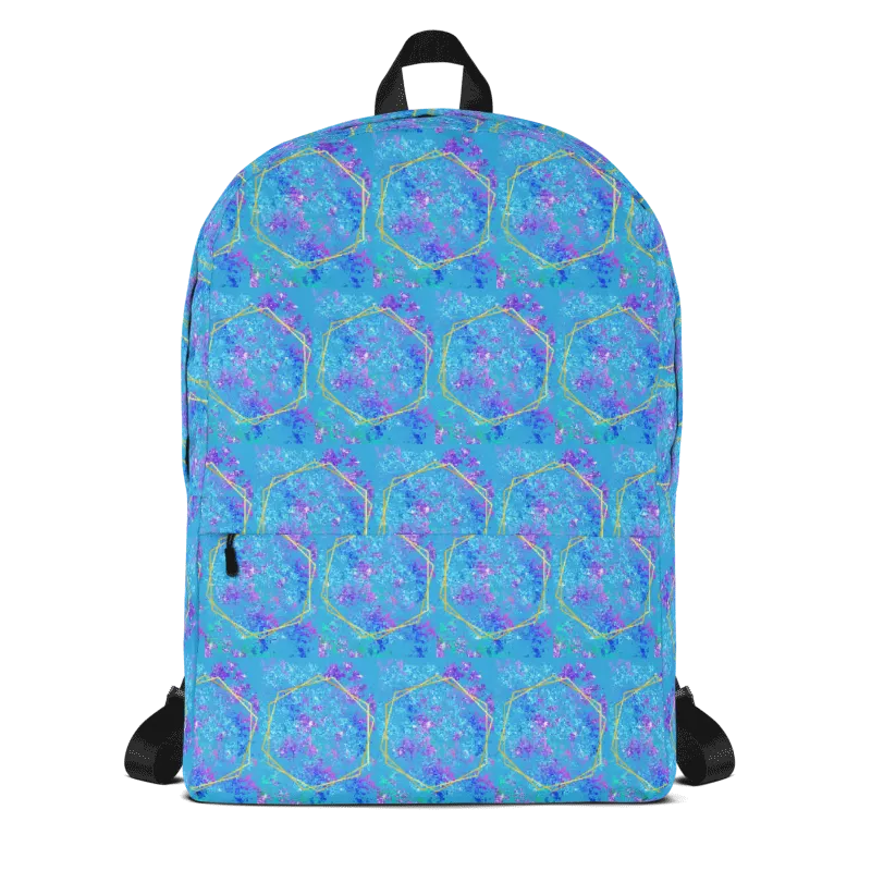 Purple and Blue Backpack