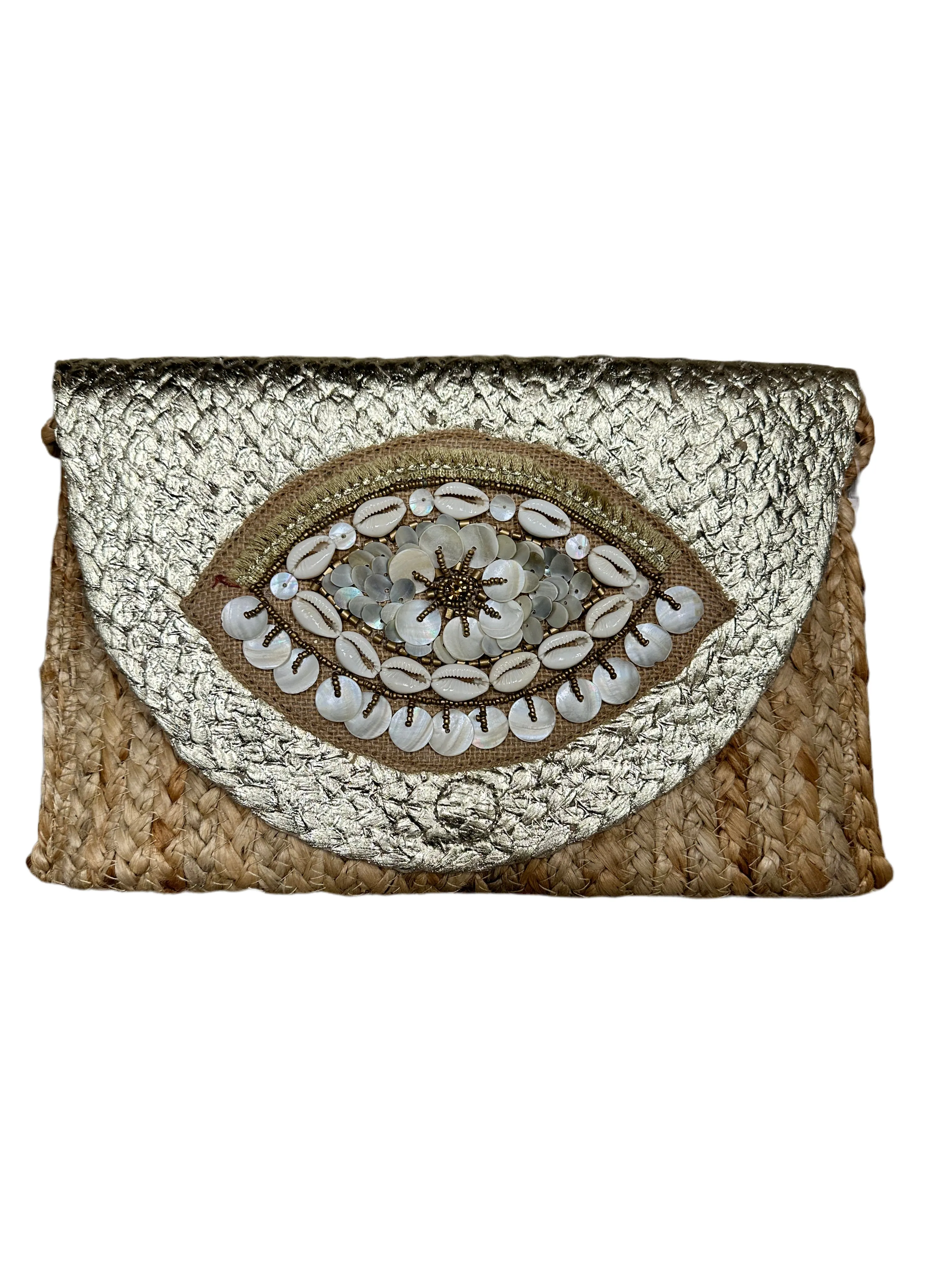 Seashell Straw Clutch