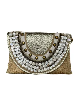 Seashell Straw Clutch