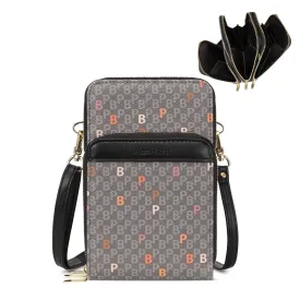 Small Crossbody Bags for Women, Sling Cell Phone Bag Leather Crossbody Purse, Mini Over the Shoulder Bag with Adjustable Strap