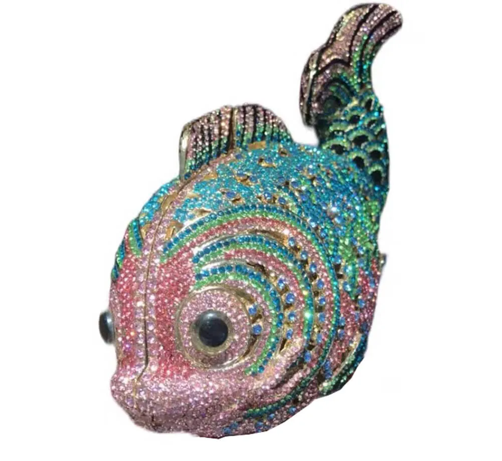 Sparkle Fish Clutch Bag Evening Clutch