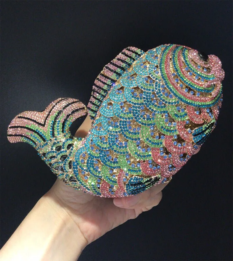Sparkle Fish Clutch Bag Evening Clutch