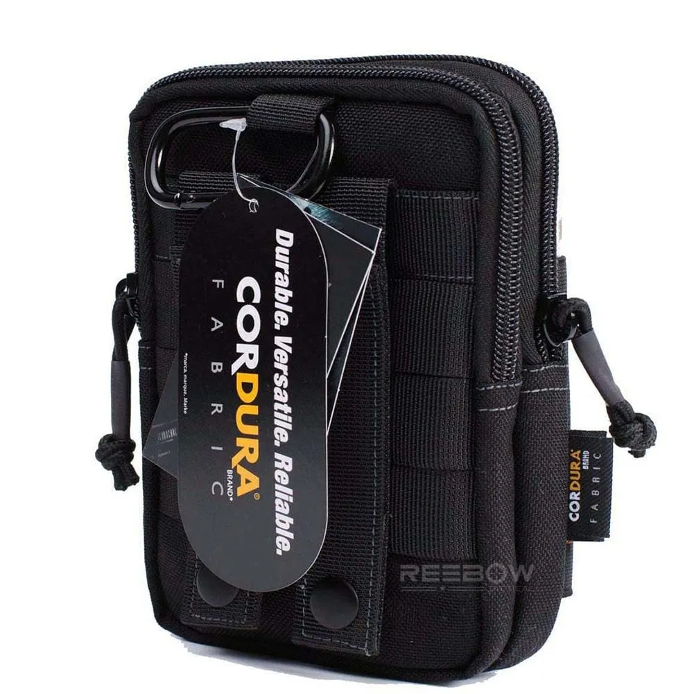 Tactical Molle EDC Utility Pouch Gadget Belt Waist Bag with Cell Phone Holster Holder