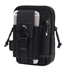 Tactical Molle EDC Utility Pouch Gadget Belt Waist Bag with Cell Phone Holster Holder