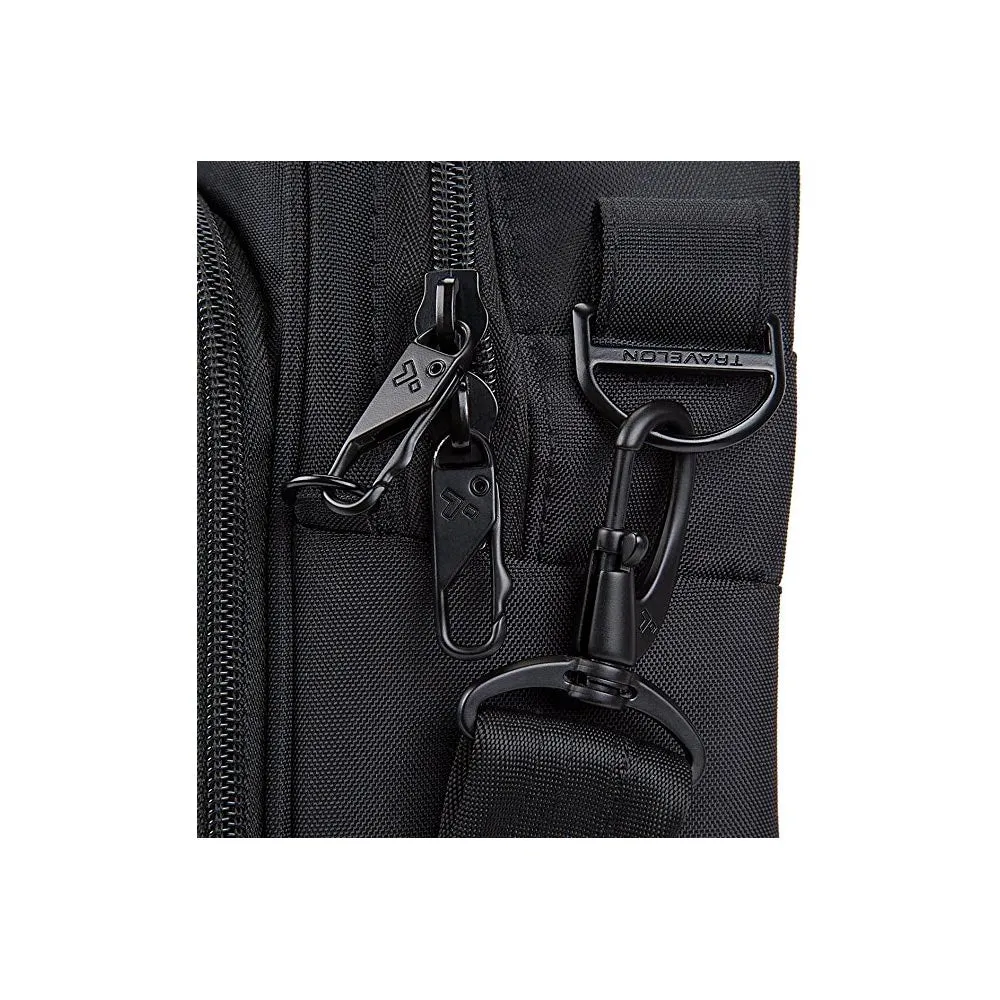 Travelon Men Briefcase Anti Theft 15" Messenger Bag Laptop Business Travel Black