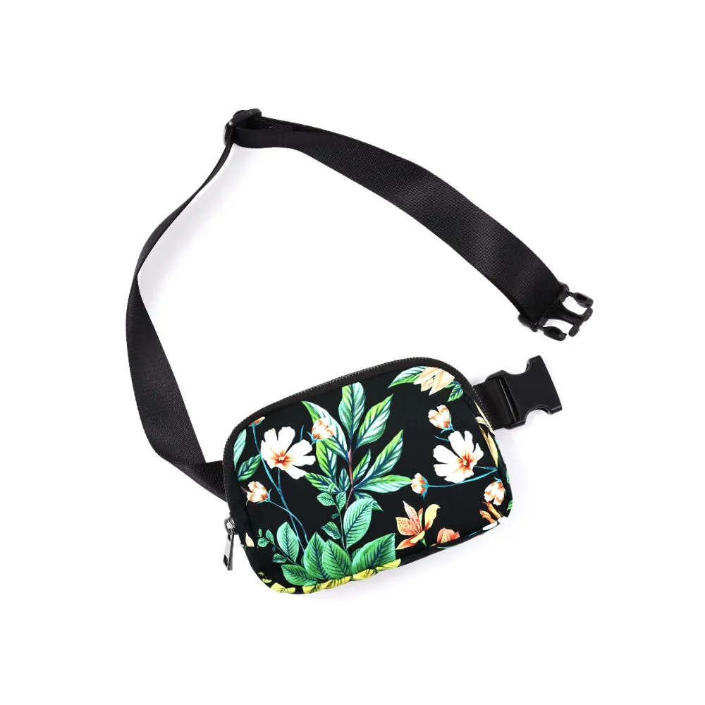 Trendy Patterned Mini Belt Bag