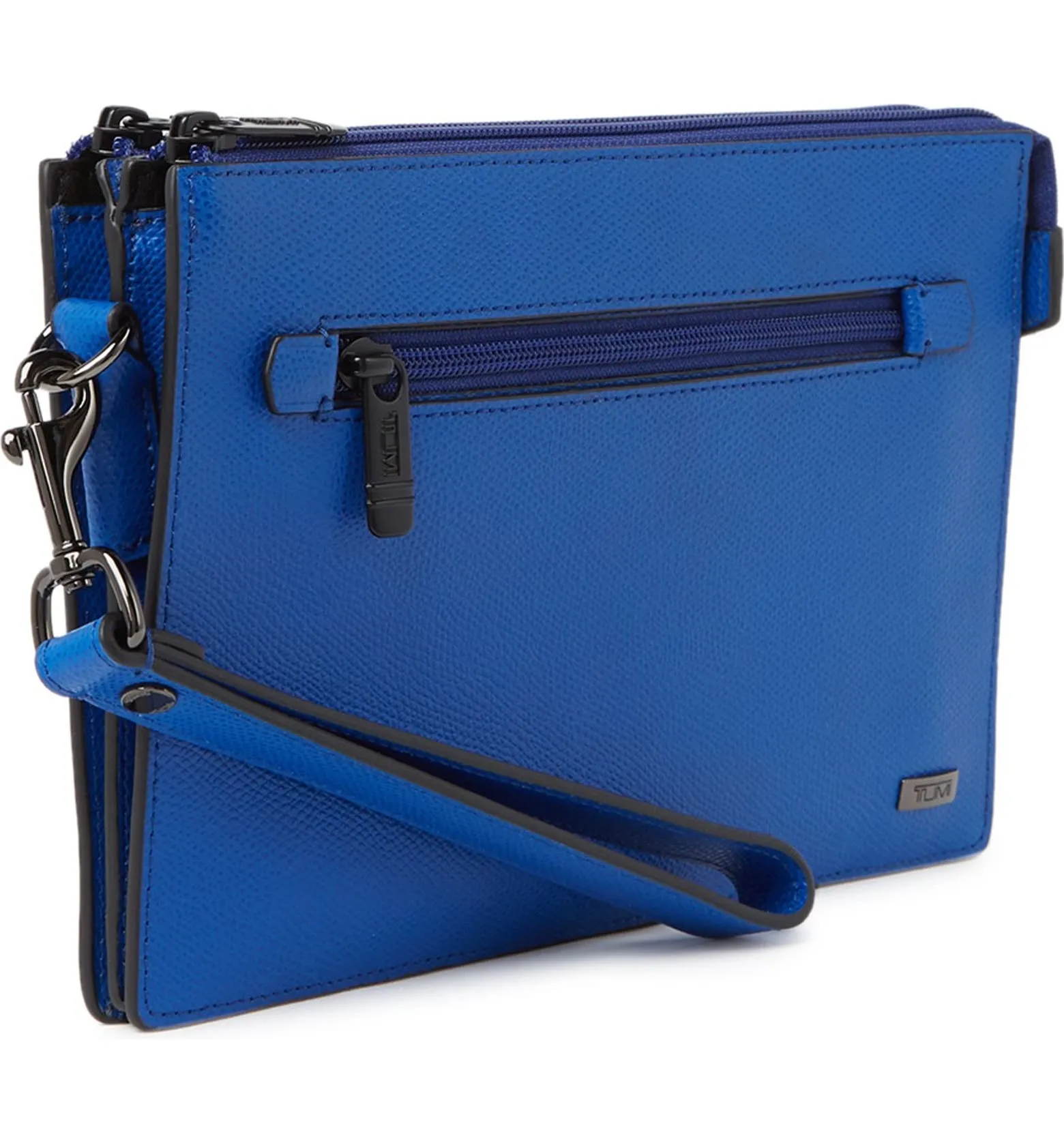 TUMI Double Zip Envelope Clutch