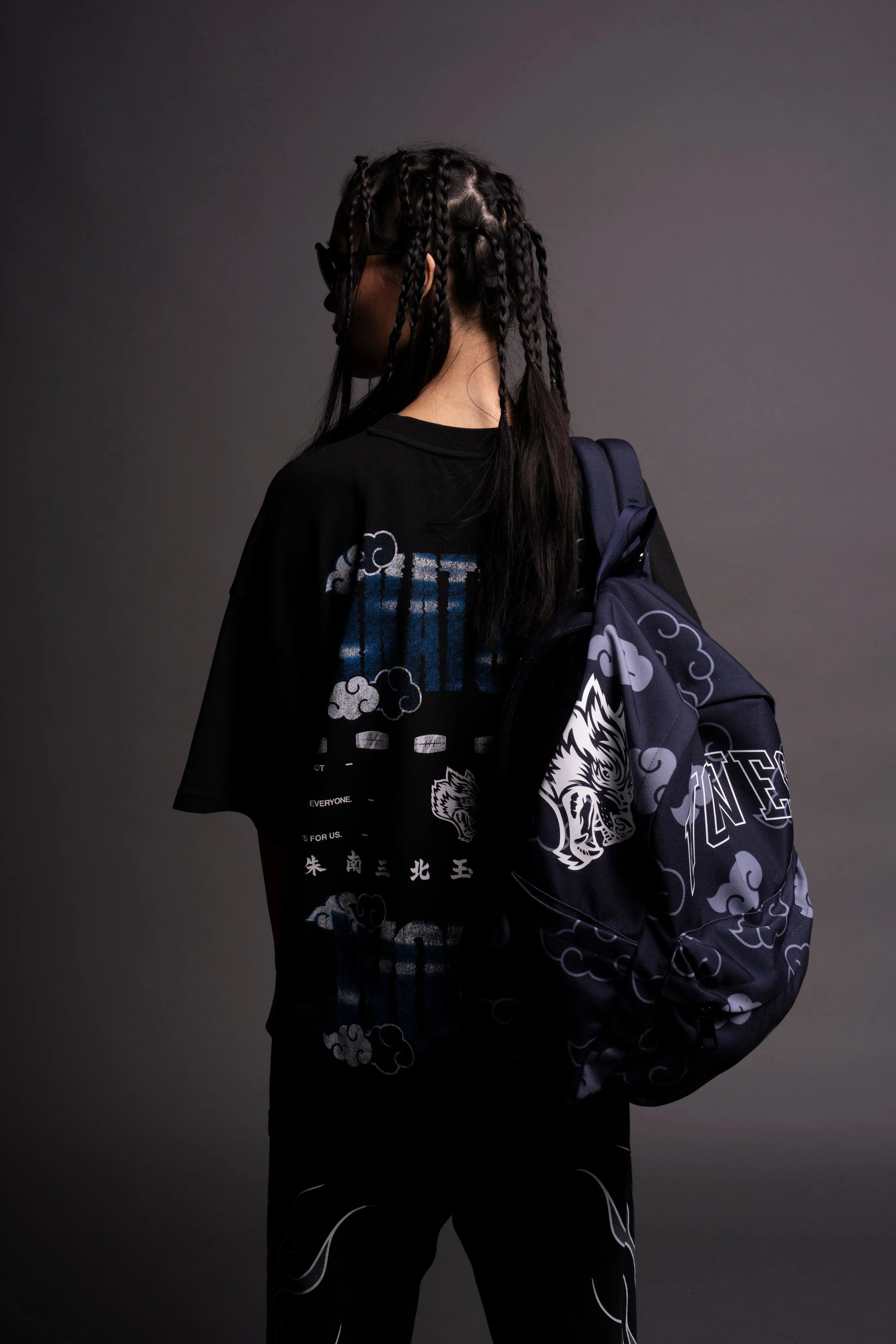 Wolf Clouds Everyday Backpack in Storm Blue