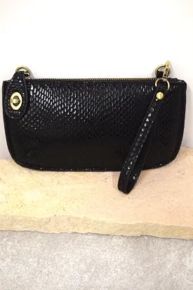 Wristlet Black Python